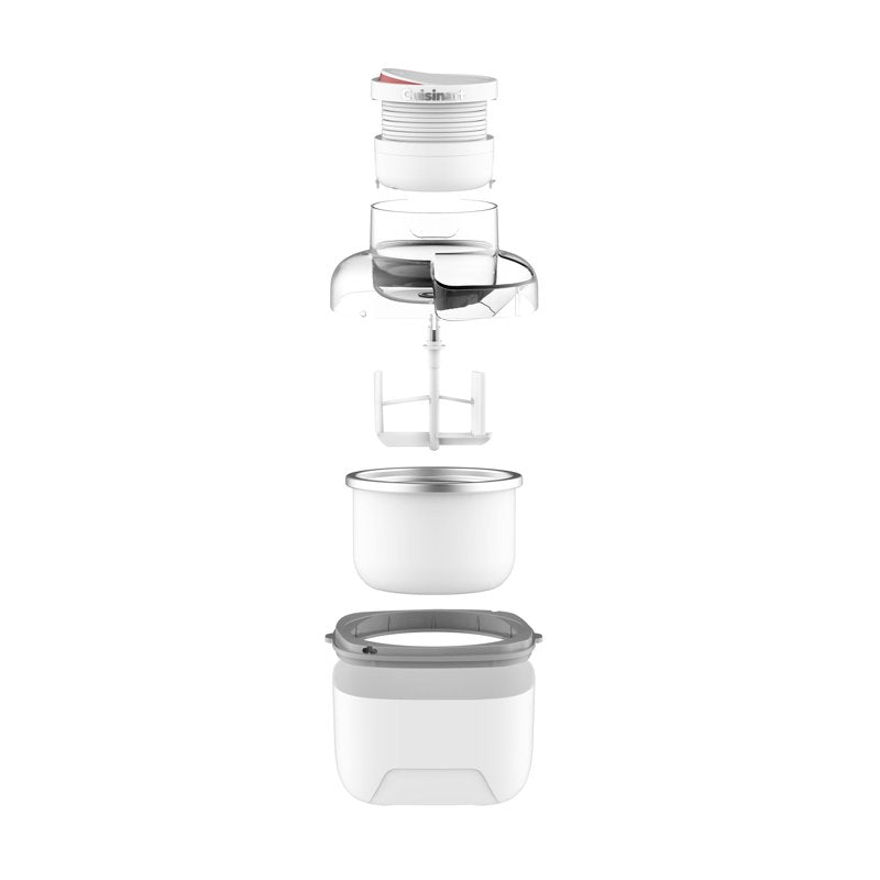 Single-Serve Ice Cream Maker - 1 Pint Capacity, Compact Design