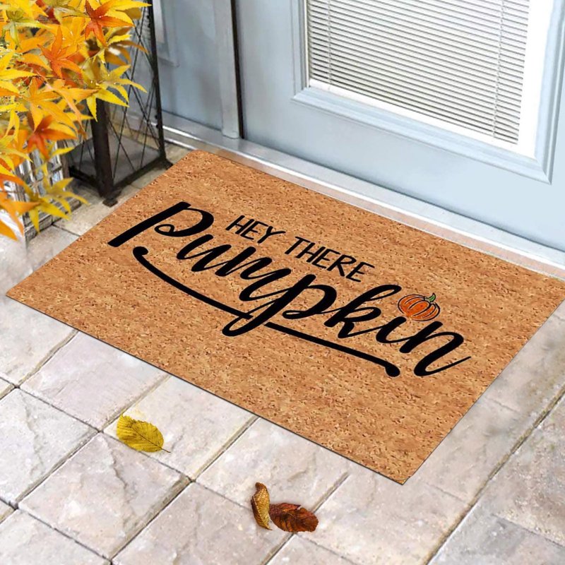 Autumn Door Mat Z10000 - 16x24 Inch Fall Pumpkin Halloween Outdoor Welcome Mat