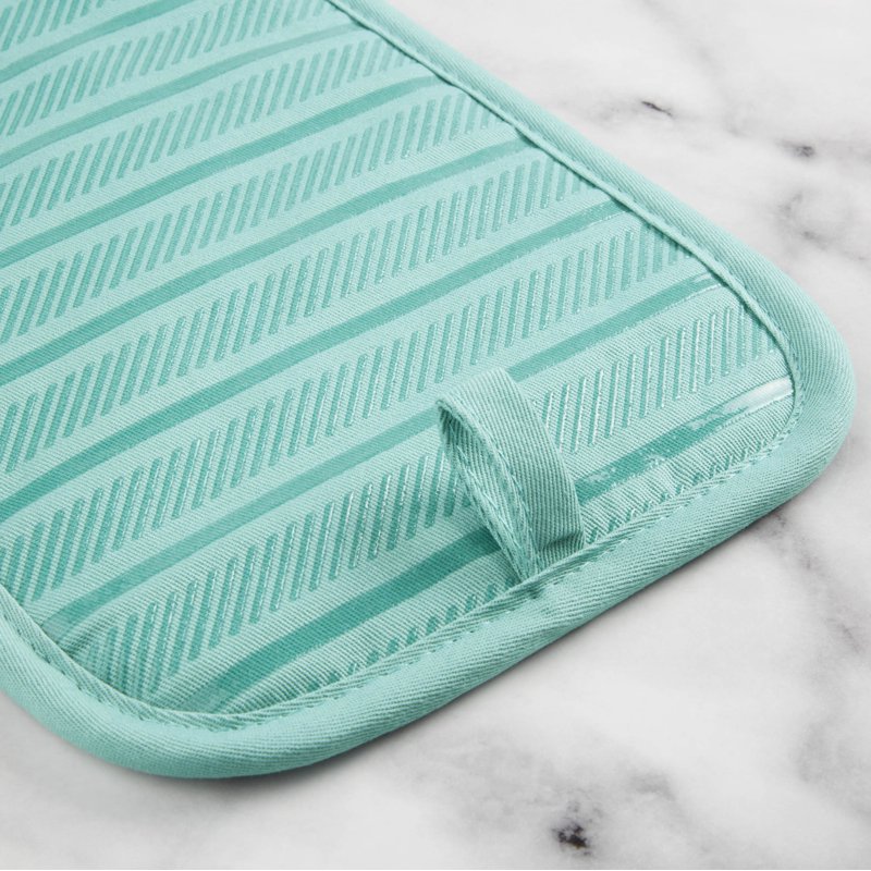 Aqua Sky Pot Holders 2-Pack Set - 7" x 10"