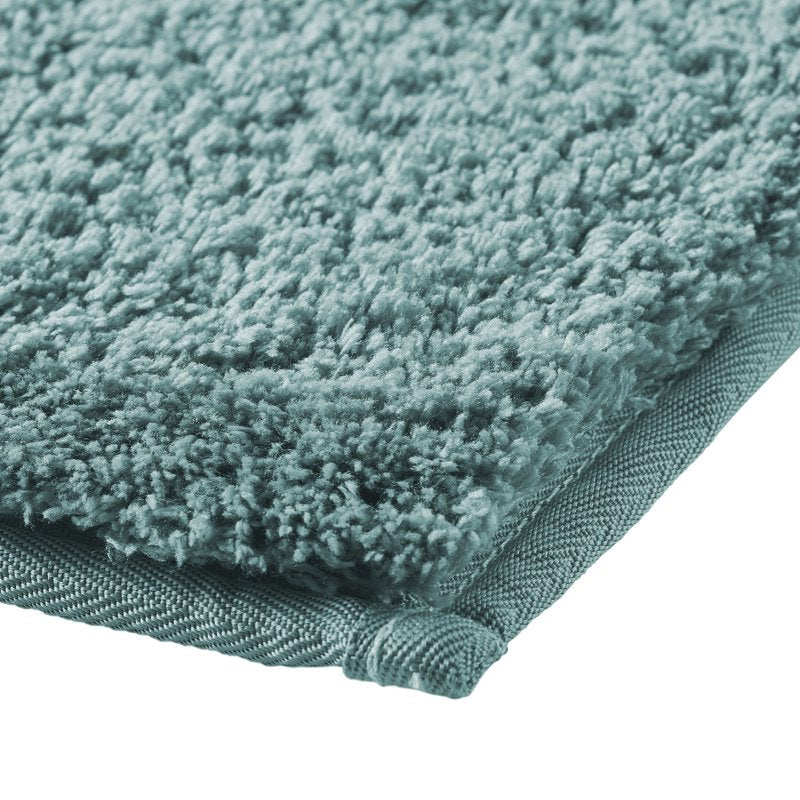 Ultra Soft Polyester Rug - 20x34 Inch Green River Non-Slip Floor Mat