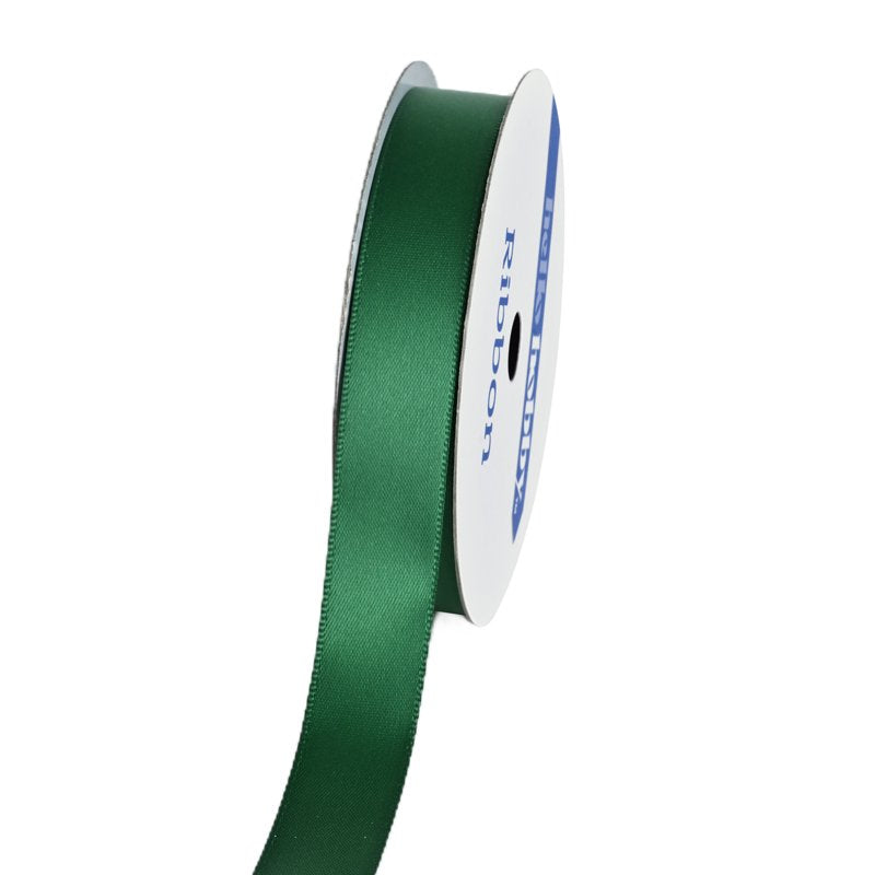 Green Satin Ribbon 7 Yards - Decorative Crafting & Gift Wrap