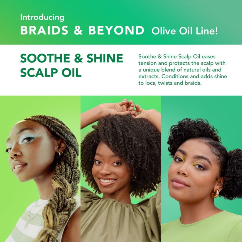 Soothe & Shine Scalp Oil - 4 oz for All Hair Types