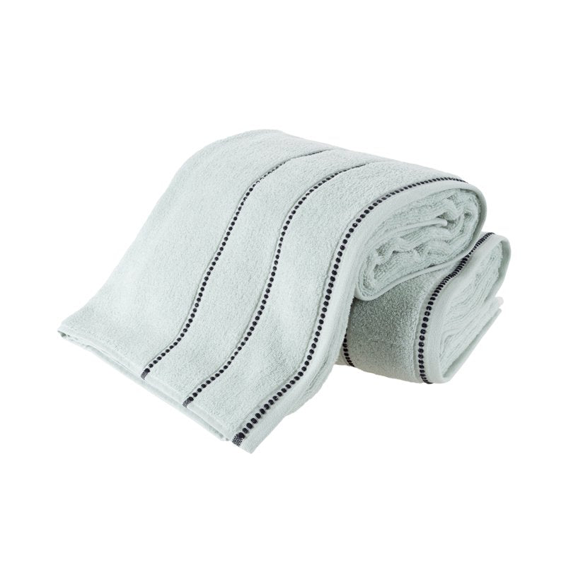 Seafoam Luxury Cotton Bathroom Towels Set - Quick Dry 2-Piece