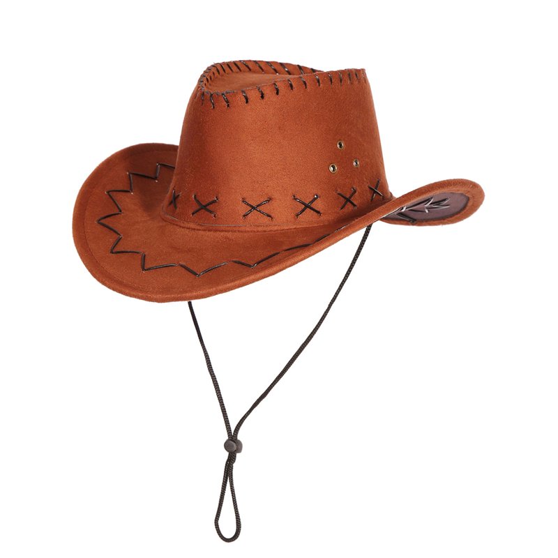 Kids Cowgirl Costume - Brown Western Rodeo Outfit for Girls 5-6 Years