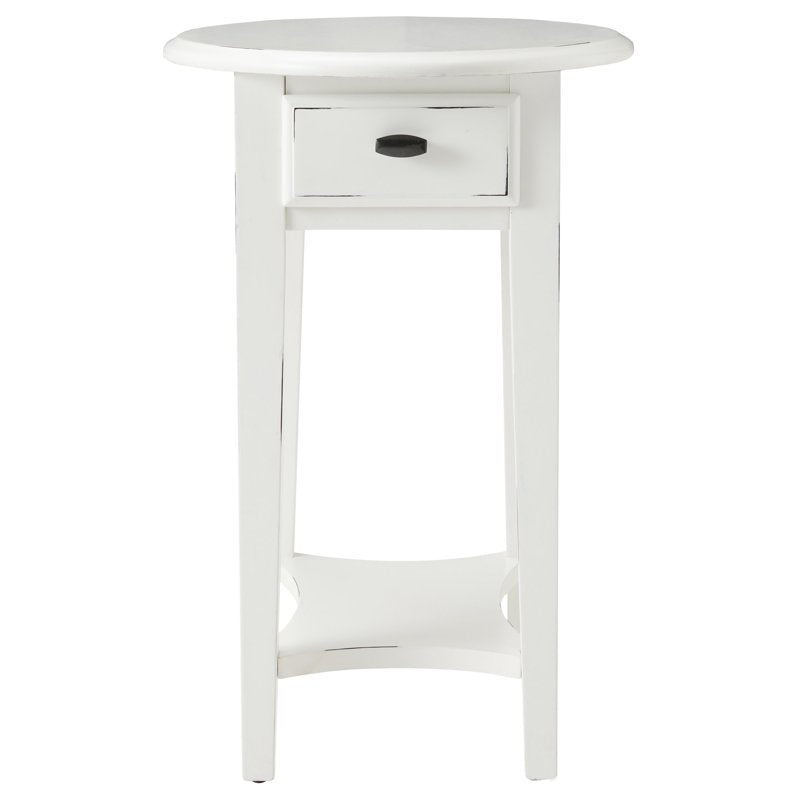 Haven Ridge Oval End Table - Rustic Farmhouse Design