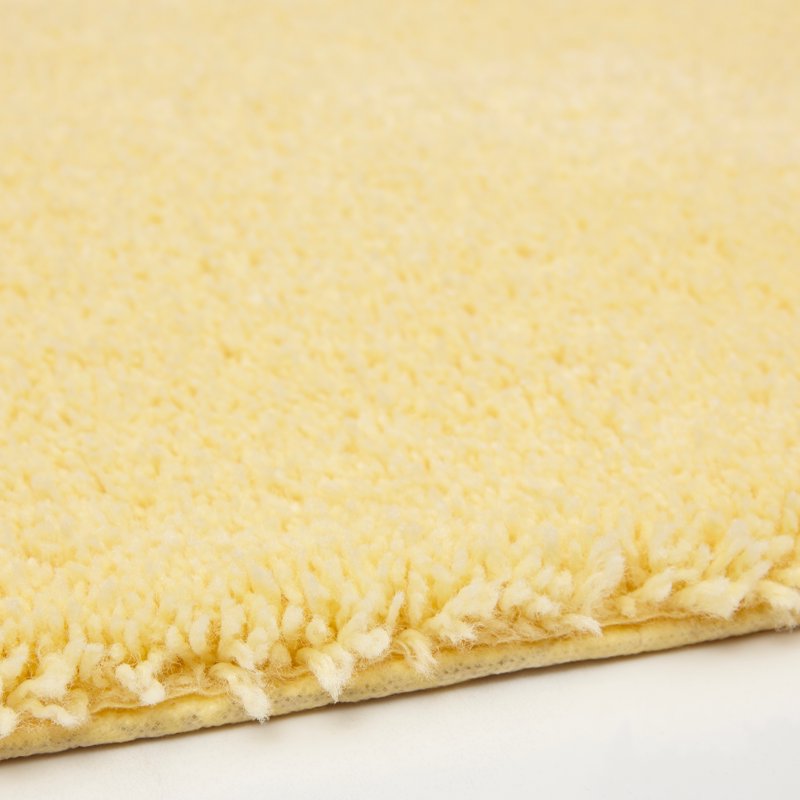 Yellow Nylon Bath Rug Contour 1'8" x 2' - Mohawk Home Perfection Collection