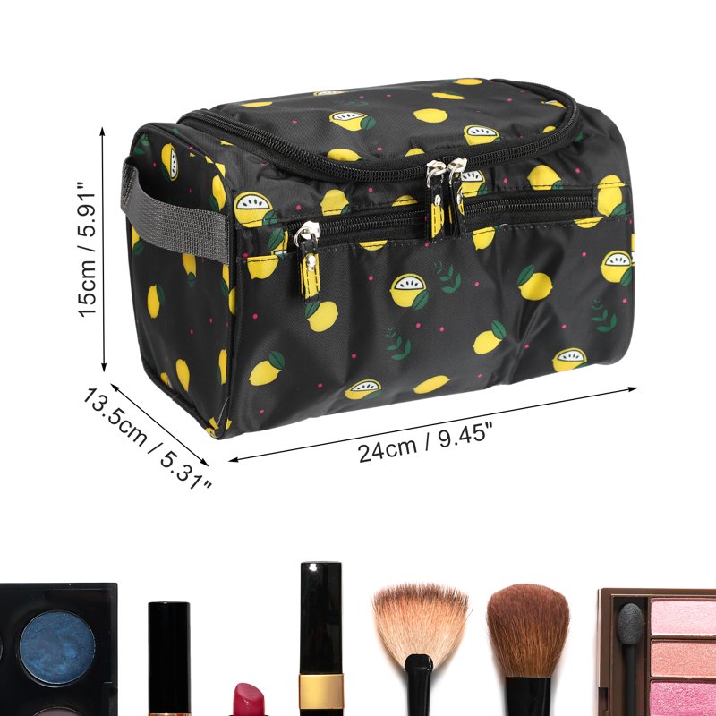 Floral Makeup Bag - Zipper Cosmetic Pouch in Multiple Colors