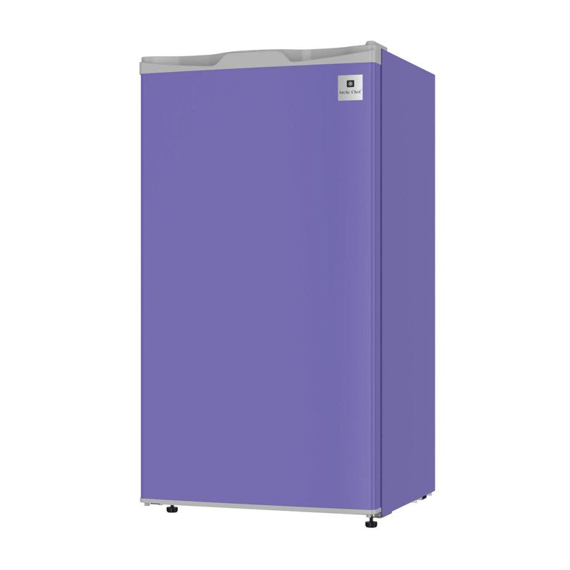 Compact 3.2 Cu. ft. Refrigerator with Chiller Freezer - Purple