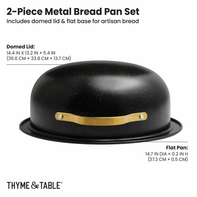 Non-Stick Bread Pan Set with Domed Lid - 2-Piece