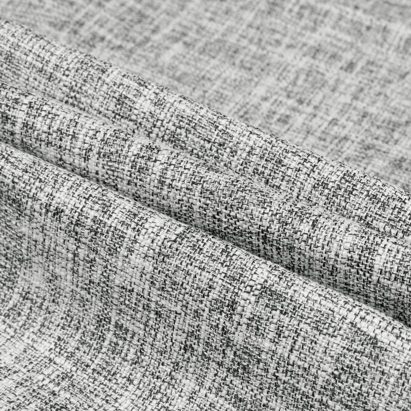 Solid Color Table Runner - Grey 12" x 63" Waterproof Linen