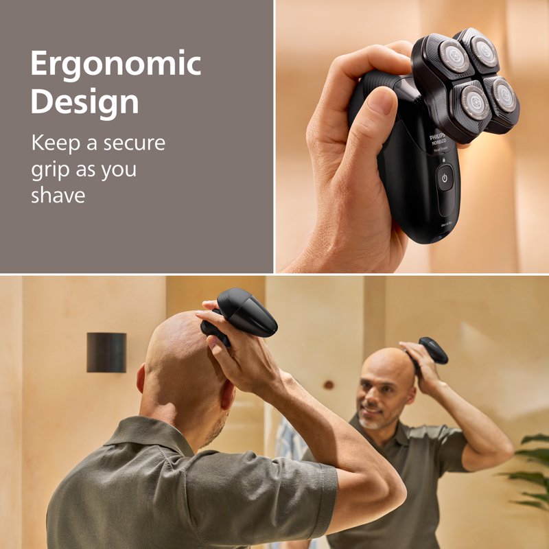 Electric Head Shaver for Men and Women - Cordless Waterproof Skull Groomer