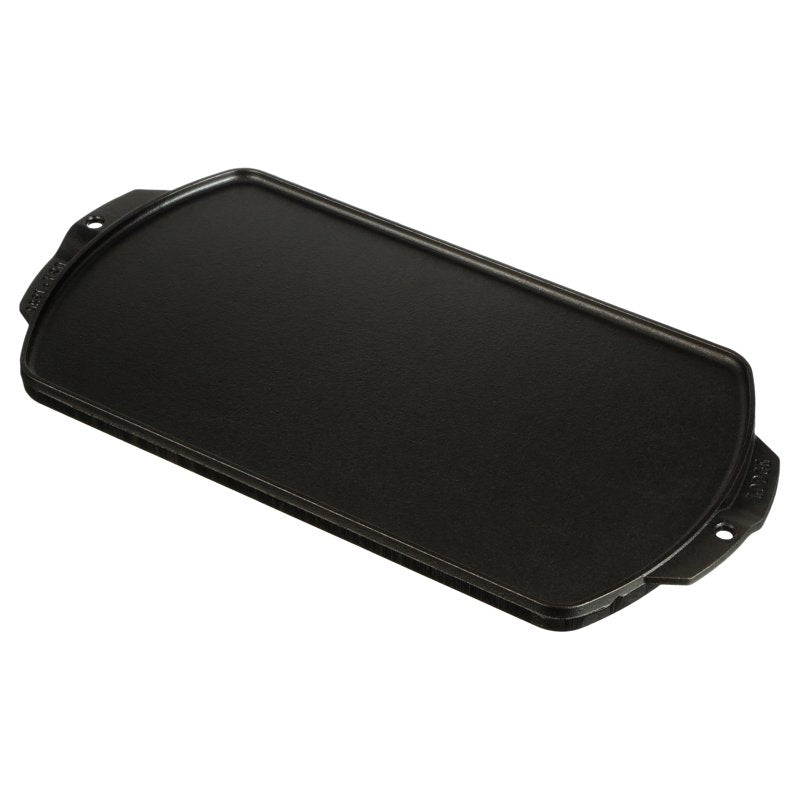 Cast Iron Reversible Grill and Griddle - 19 x 9.5 Inch