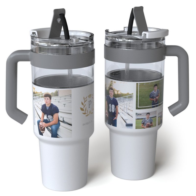 34 oz Convertible Tumbler with Handle - Insulated Drinkware