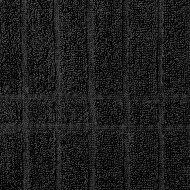 Mainstays Soft Touch Cotton 6-Piece Bath Towel Set - Black