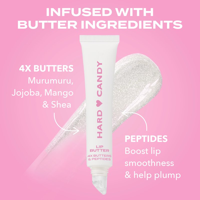 Glowy Lip Butter Balm - Peptide-Infused Hydrating Tinted Lip Treatment