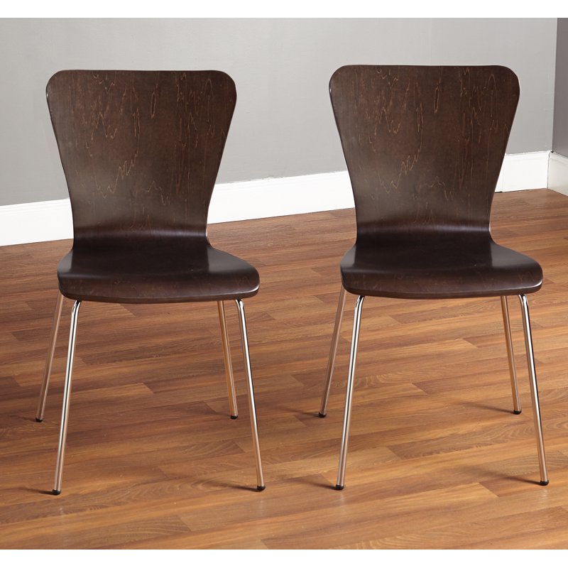 Pisa Bentwood Chair Set of 2 - Espresso Color