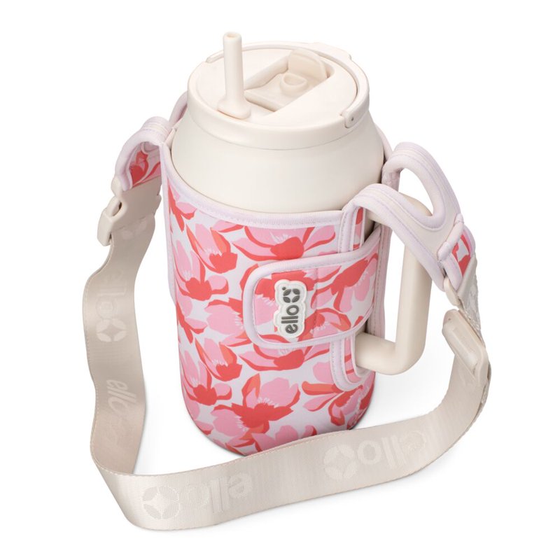 64oz Vacuum Insulated Stainless Steel Tumbler - Pink Florals