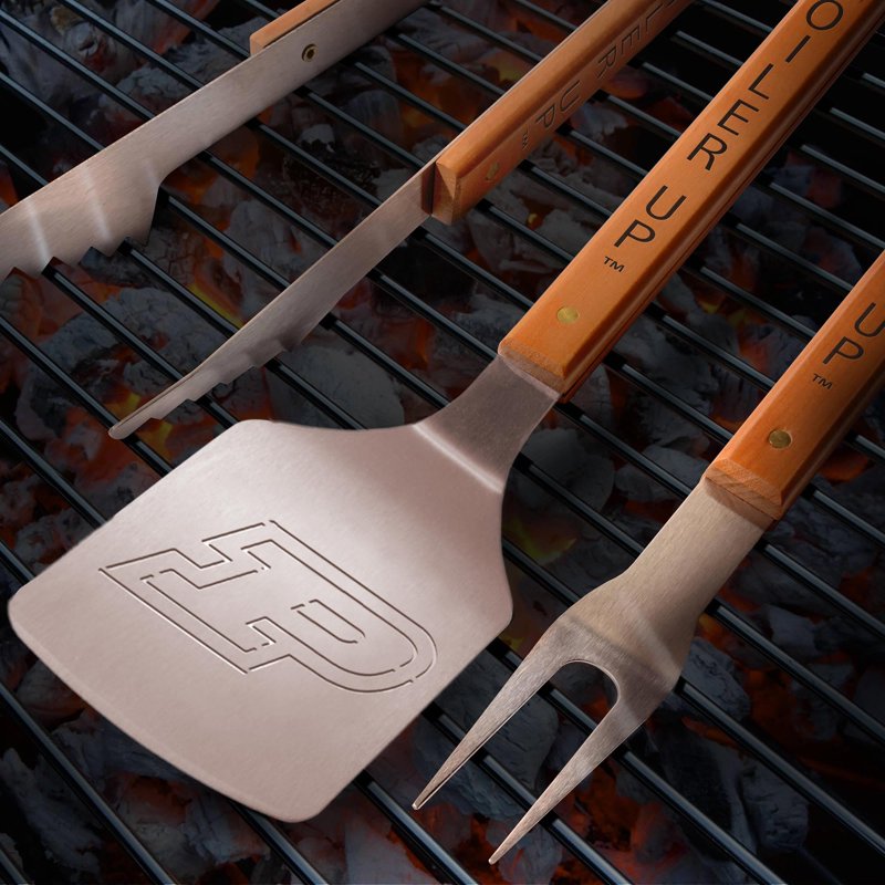 Purdue Boilermakers BBQ Tool Set - 3-Piece Multi-Color
