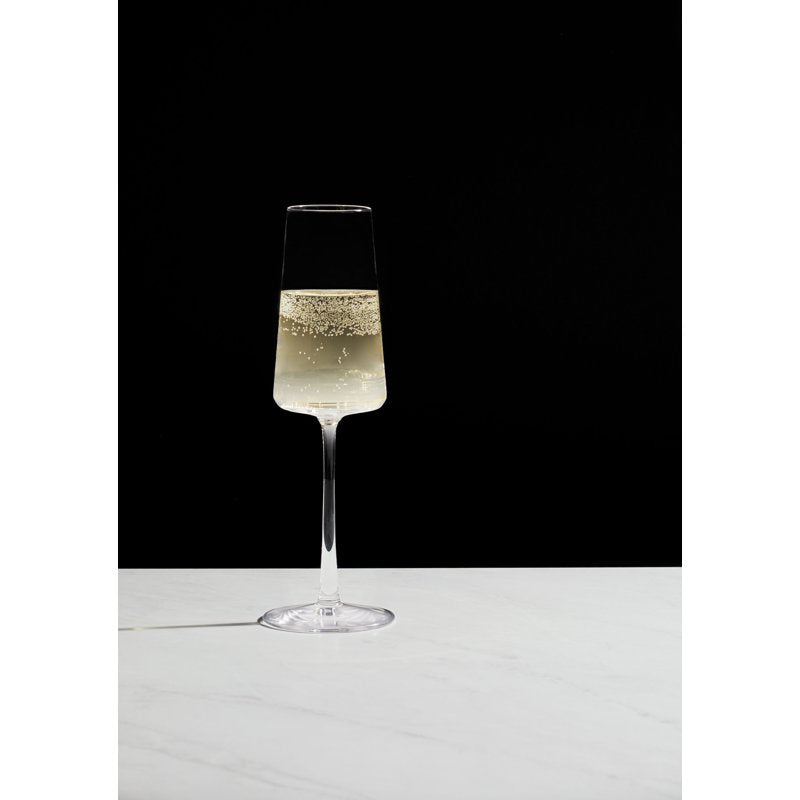 Clear Flared Champagne Flute - 8 oz, 4 Pack - Single