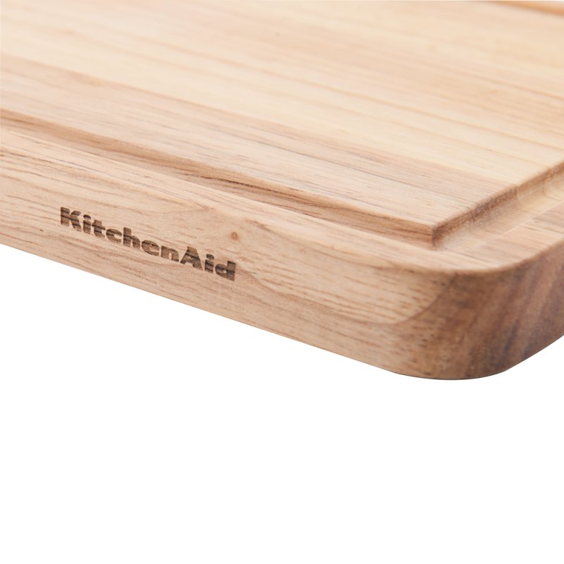 Rubberwood Cutting Board - 8 x 10 Inches, Natural Finish