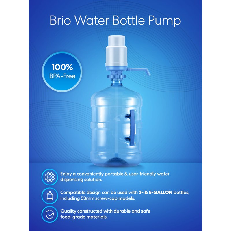 Universal 5 Gallon Manual Beverage Water Pump - 4 Pack