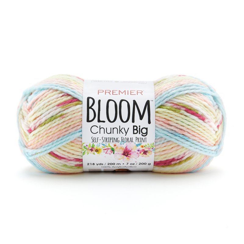 Premier Yarns Bloom Chunky Big Yarn - Snapdragon 2 Pack, Bulky Acrylic
