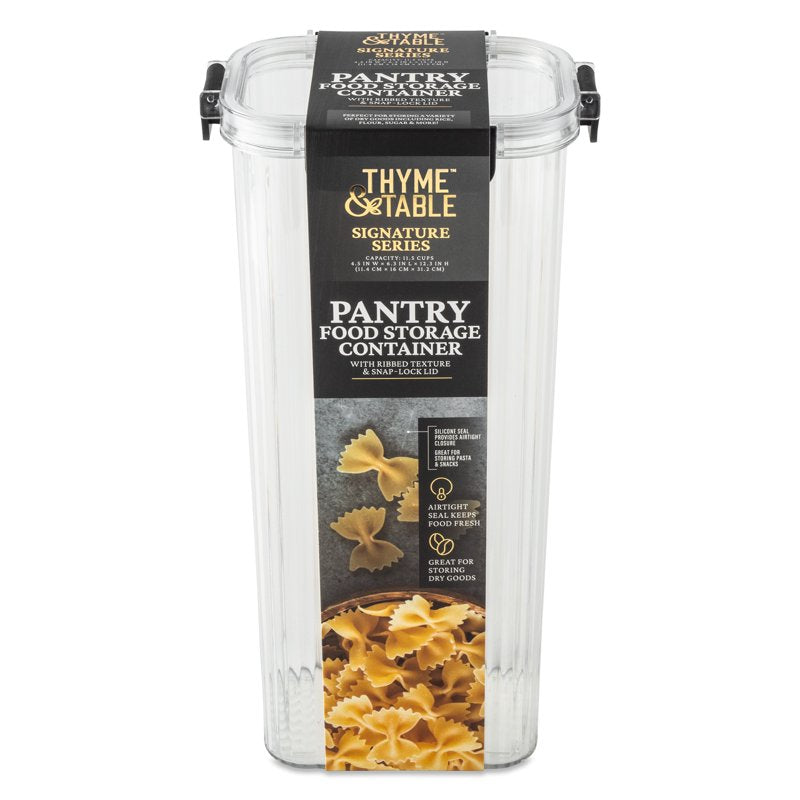 11.5 Cup Clear Plastic Pantry Storage Container - 2 Pack