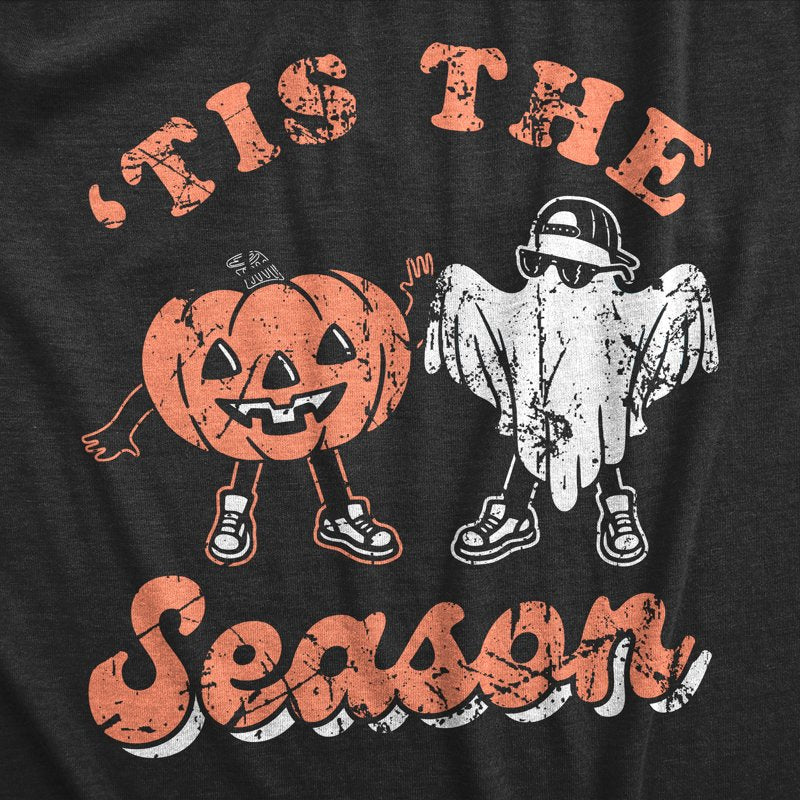 Mens Halloween Funny Spooky T-Shirt - XL Black Graphic Tee for Guys