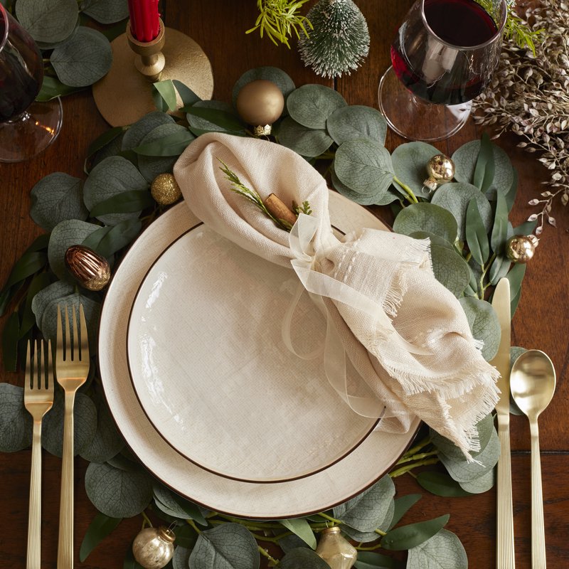Stoneware Cream Murphy 12PC Dinnerware Set - Cream