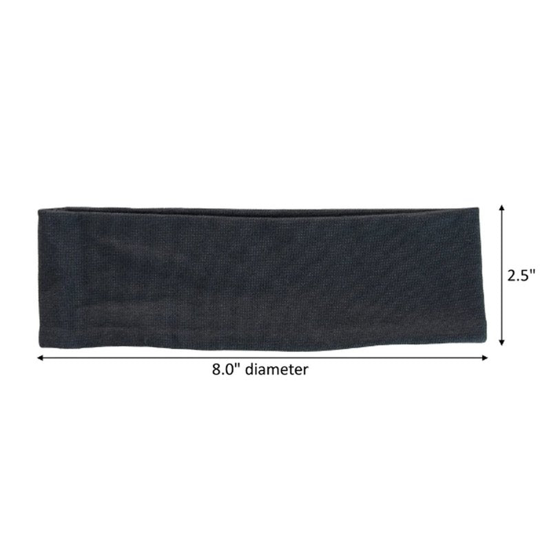 Classic Knit Fabric Headwrap Headbands - 5 Count Assorted Colors