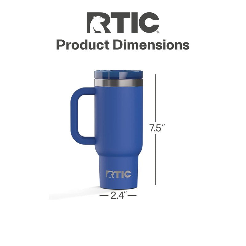 16 oz Leak-Proof Ceramic Lined Road Trip Tumbler - Cobalt