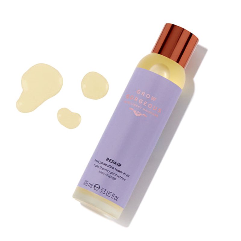 Heat Protection Leave-in Hair Oil with 6 Oils - 3.3 fl oz
