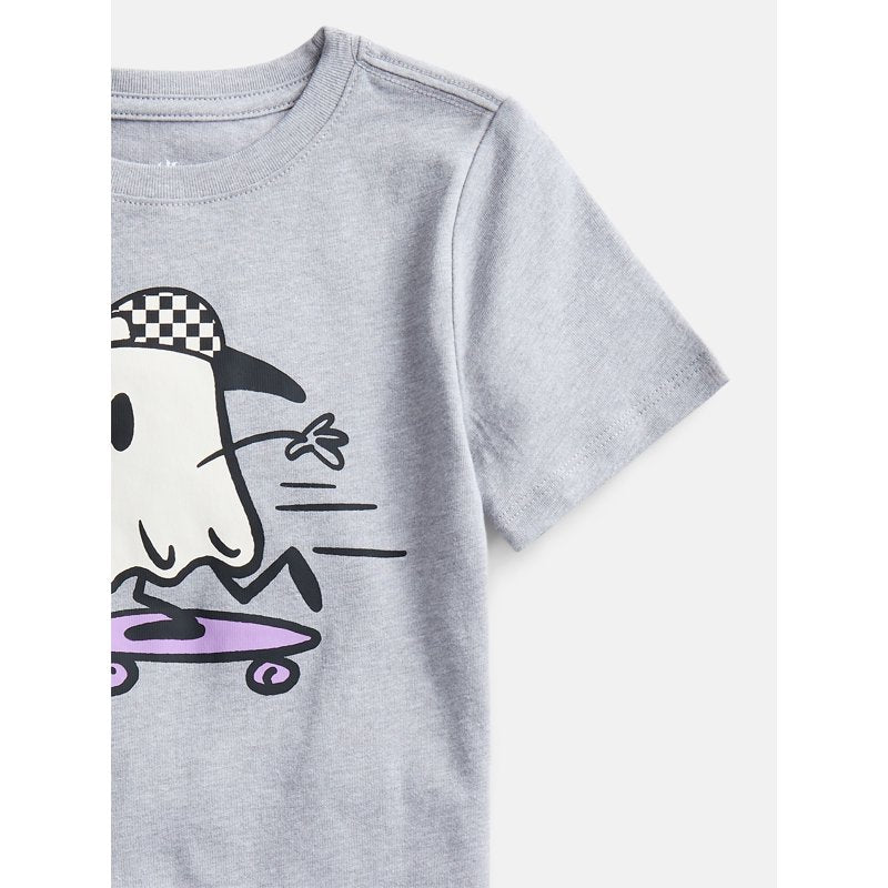 Toddler Halloween Graphic Tee - Medium Grey Heather 12M from Way to Celebrate