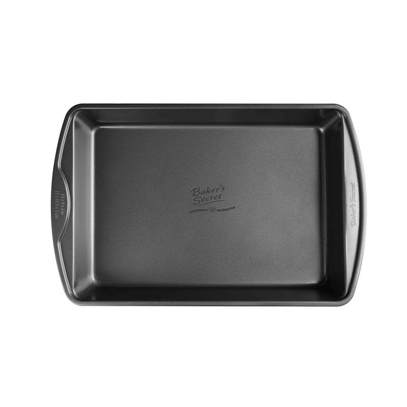 Nonstick Carbon Steel Covered Cake Pan - 9 x 13 Inch, 2 Pack