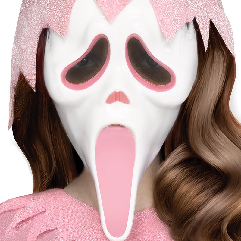 Toddler Pink Ghost Face Halloween Costume 2-Piece Set 3T-4T by Fun World