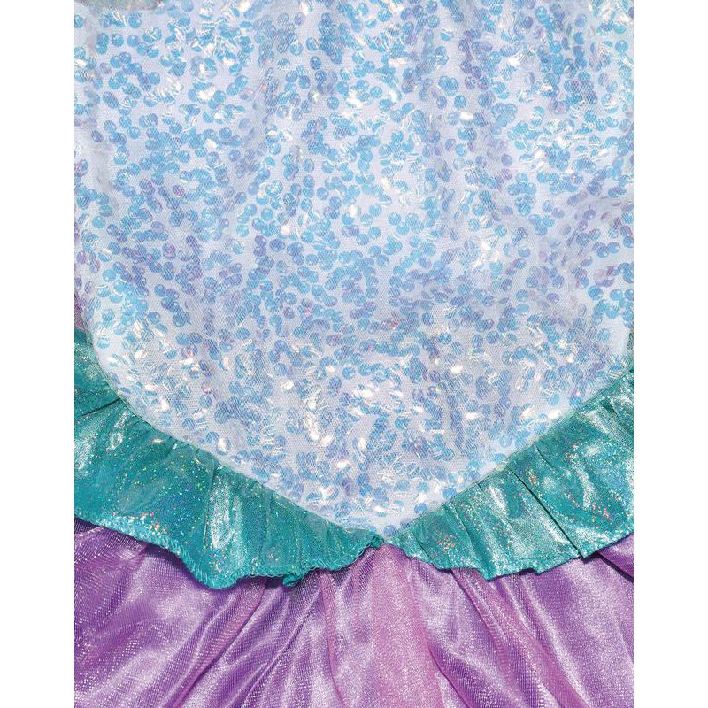 Toddler Girls Mermaid Costume Dress Set - 3T-4T Coral Cutie by Way to Celebrate