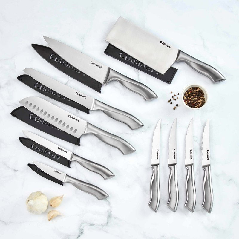 Stainless Steel 2-Piece Paring Knife Set with Blade Guards