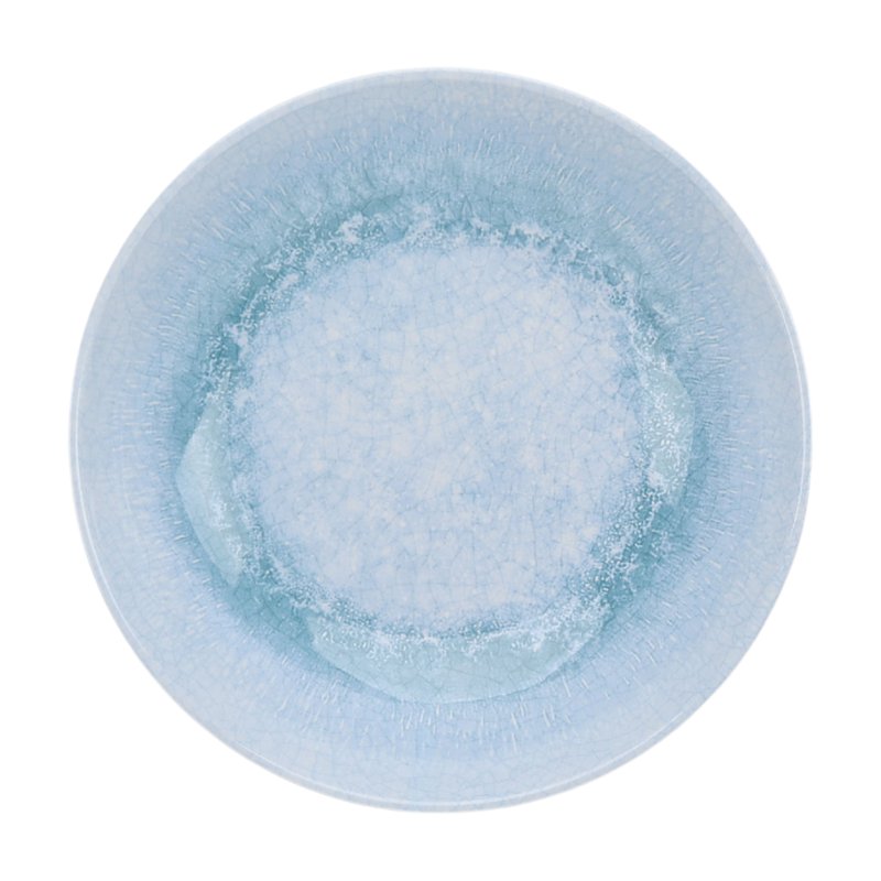 Reusable 36 oz Bamboo Melamine Dinner Bowls Set - Blue (4 Count)