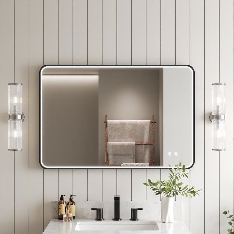 36 Inch Dimmable LED Bathroom Vanity Mirror with Anti-Fog & Touch Control