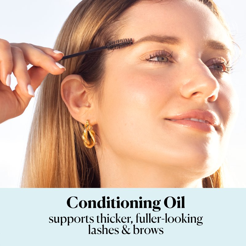Organic Cold-Pressed Castor Oil for Eyelashes and Eyebrows, 1 fl oz