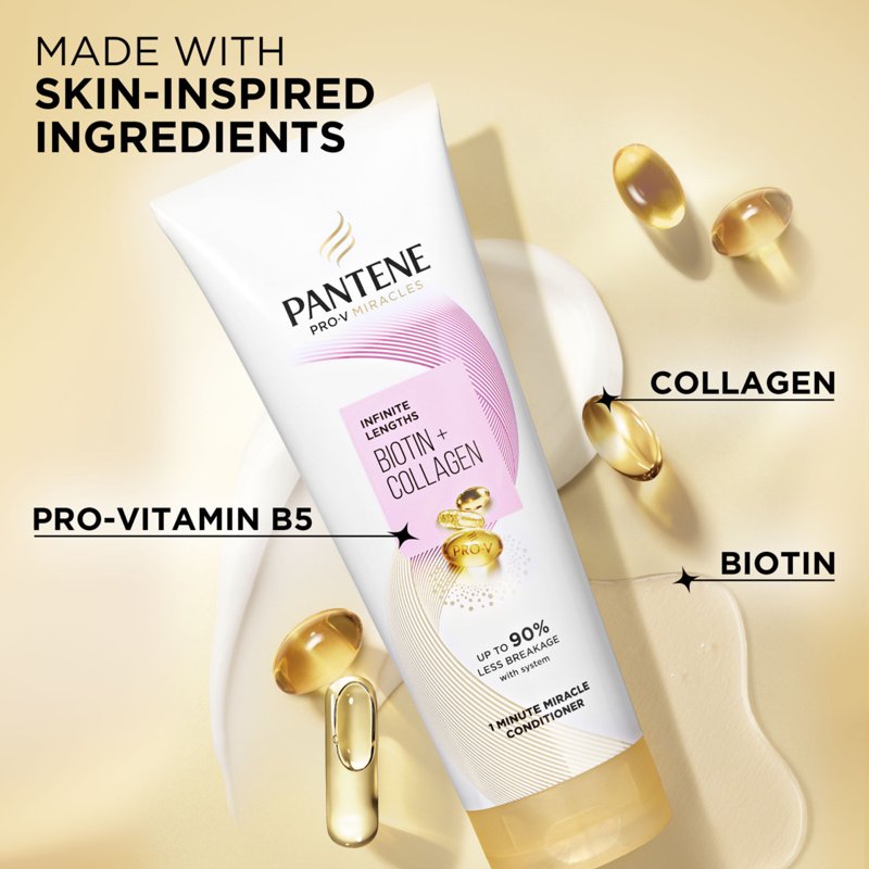Miracle Conditioner for Long Hair - Biotin & Collagen, 10.9 fl oz