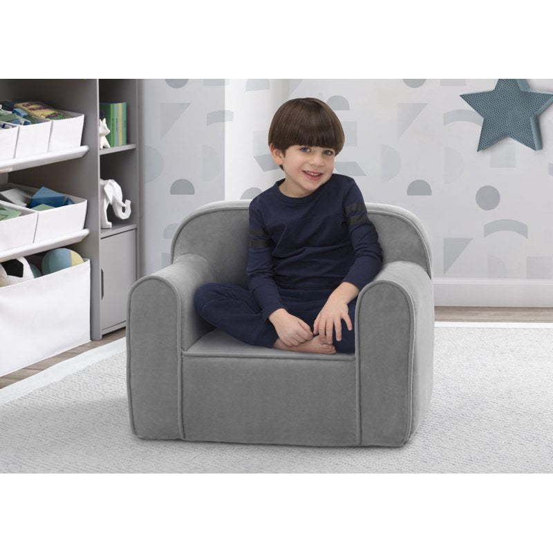 Cozy Kids Chair - Soft Velvet Seat for Ages 18 Months+