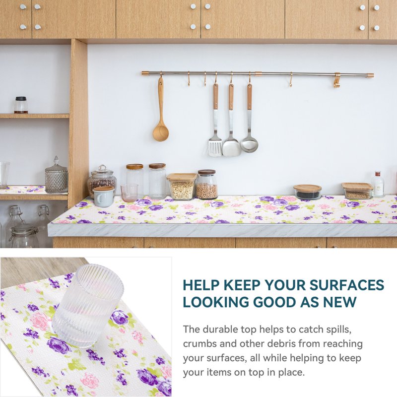 Non-Adhesive Vinyl Drawer & Shelf Liner - 12 in. x 5 ft.