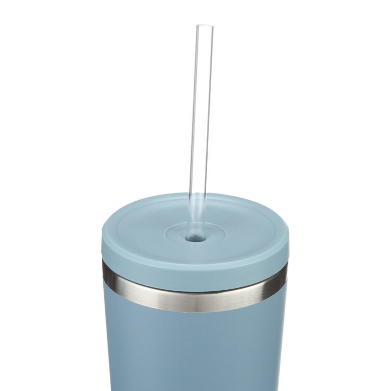 Stainless Steel Ranger Tumbler 24 oz with Straw - Blue Slate
