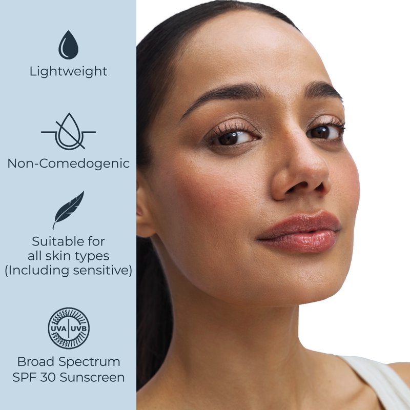 Daily Face Lotion with SPF 30 and Hyaluronic Acid - 1.7 fl oz