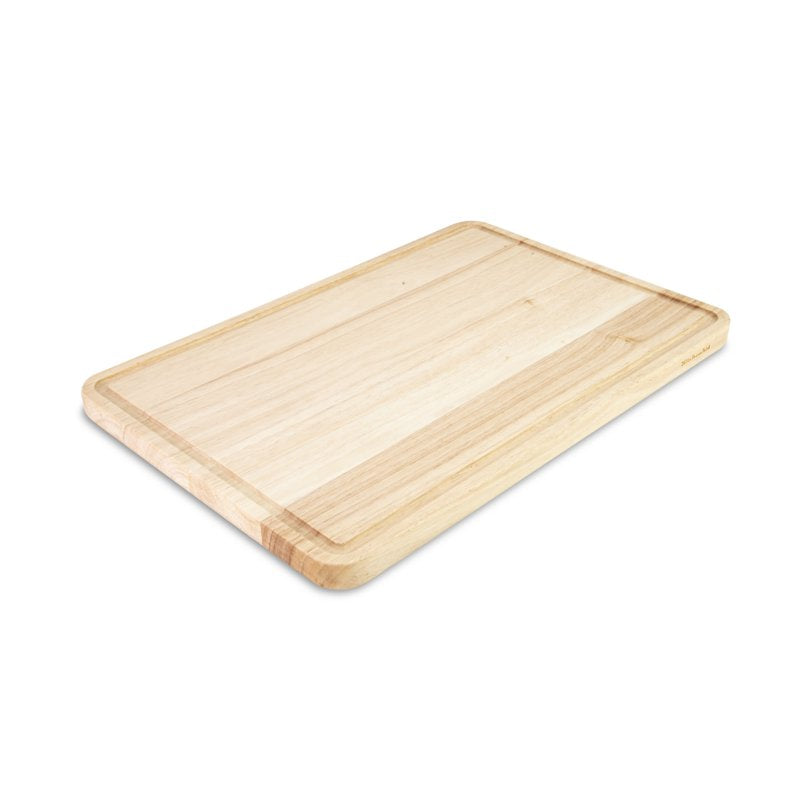 Rubberwood Kitchen Cutting Board - 12x18 Inch Utility Board