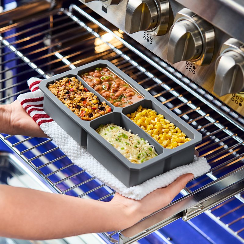 BPA-Free Ice Cube Tray - 4 Pack for Meal Prep & Freezer Organization