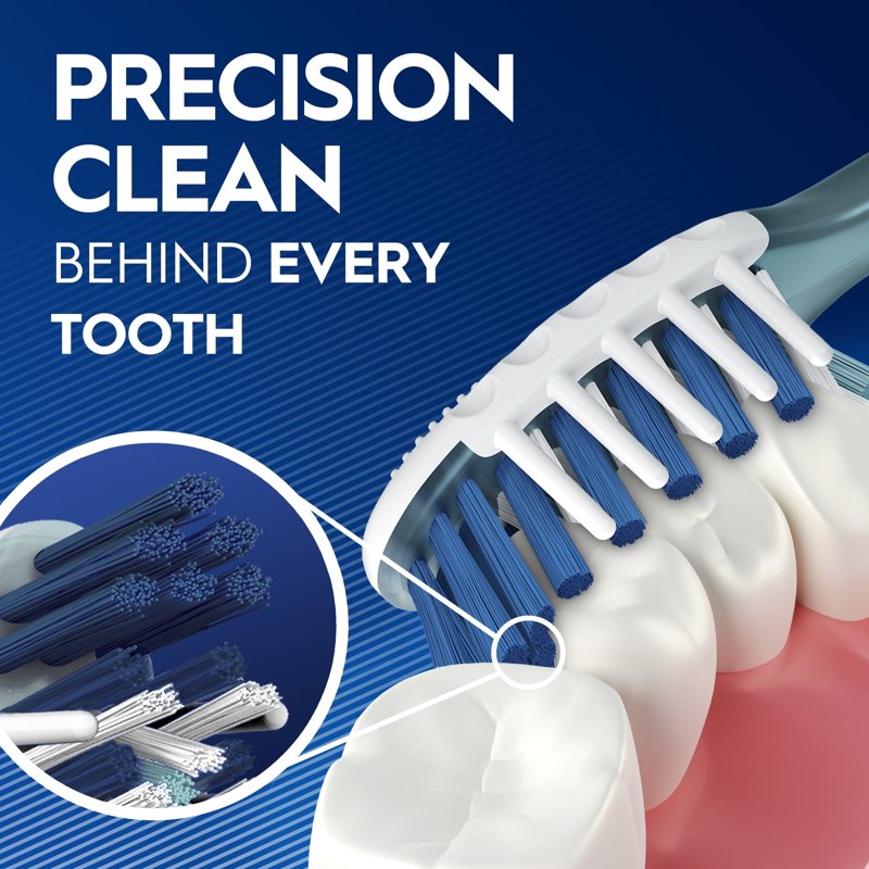 CrossAction Manual Toothbrushes, Medium Bristles, 2 Count