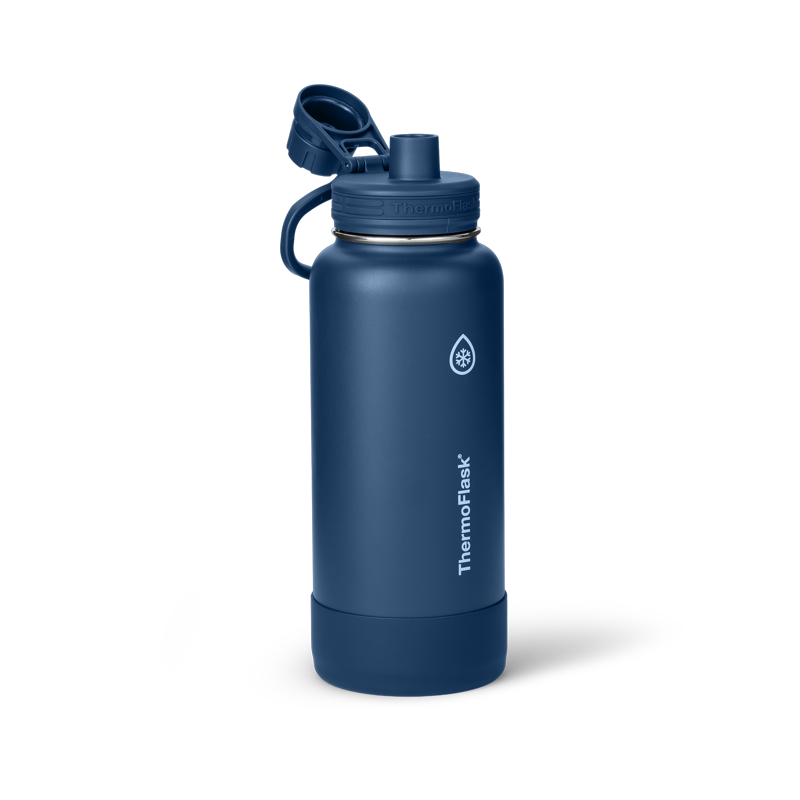 Insulated Stainless Steel Water Bottle - 32 oz, Navy