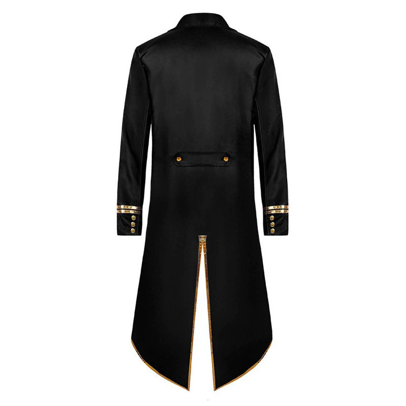 Men's Gothic Tuxedo Tailcoat Costume - Black, Small